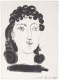 Femme aux Cheveux Bouclйs. Woman with Curly Hair., 1947
